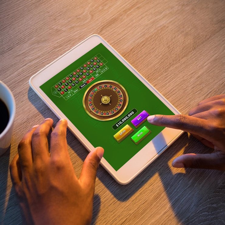 Antarmuka Fishing Games dengan target bergerak di layar wla234
